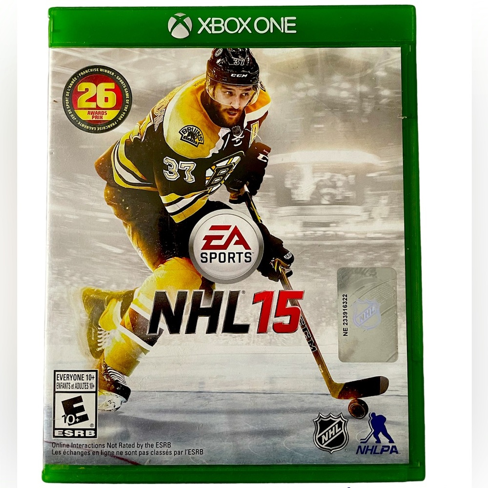 NHL 15 - XBOX ONE VIDEO GAME - Gently used - No scratches!